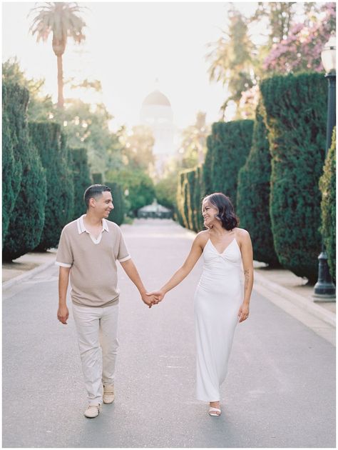 Sacramento Capitol Engagement Sacramento Capitol Engagement Photos, Summer Golden Hour, Modern Engagement Photos, Building Photo, Pre Wedding Shoot, Capitol Building, Photos Ideas, Engagement Shoot, Wedding Shoot