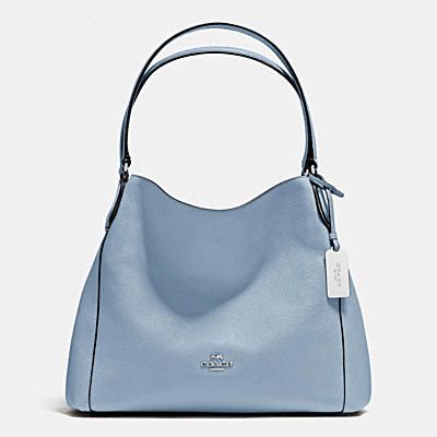 EDIE SHOULDER BAG 31 IN REFINED PEBBLE LEATHER Coach Edie Shoulder Bag, Perfect Organization, Coach Edie, Coach Handbags Outlet, Handbag Design, Cheap Womens Fashion, Simon Le Bon, Designer Purses, Hobo Purse