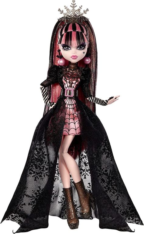 Howliday Draculaura Doll, Best Monster High Dolls, New Monster High Dolls 2022, Monster High Dolls Collection, Monster High Doll Collection, New Monster High Dolls, Draculaura Doll, Monster High Toys, Monster High School