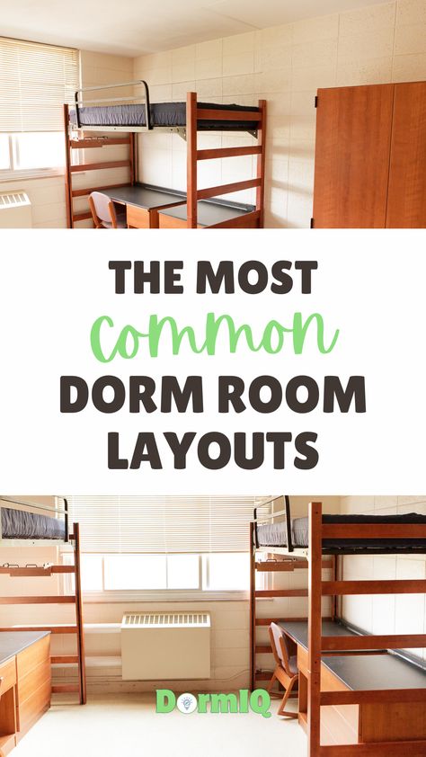 Explore top college dorm room layout ideas to make the most of your space. Learn how to arrange furniture, optimize storage, and create a functional yet inviting environment. Perfect for anyone looking to enhance their dorm living experience with smart, space-saving solutions. 2 Bed Dorm Room Layout, Dorm Arrangement Layout, Mit Dorm Room, Dorm Set Up Layout Double, Dorm Room Arrangements Layout, Dorm Furniture Arrangement, Msu Dorm Room Michigan State University, Double Dorm Room Ideas Layout, Dorm Room Space Saving Ideas