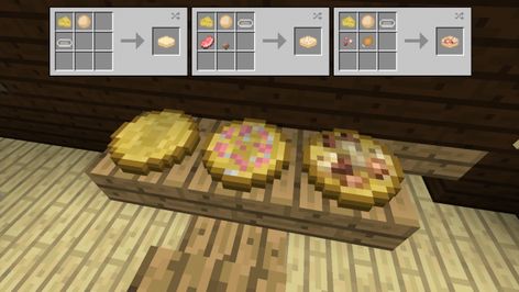 PizzaCraft (1.12.2) | Minecraft Mods Minecraft Food Mod, Minecraft Recipe, Minecraft Crafting Recipes, Minecraft Wolf, Minecraft Food, Yummy World, Minecraft Farm, Crafting Recipes, Easy Minecraft Houses