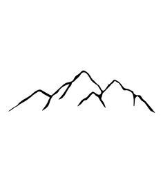 1000+ ideas about Mountain Tattoos on Pinterest | Tattoos and body ... Mountain Drawing Simple, Koch Tattoo, Small Mountain Tattoo, Berg Tattoo, Henne Tattoo, Mountain Tattoo Simple, Tattoo Diy, Mountain Drawing, Mountain Tattoo