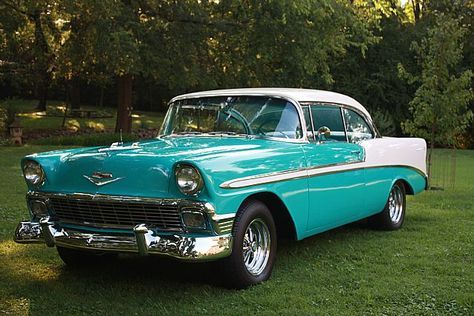 56 Bel Air, 56 Chevy Bel Air, 1956 Chevy Bel Air, Carros Retro, Vintage Chevy, 1956 Chevy, 56 Chevy, Old Vintage Cars, Auto Retro