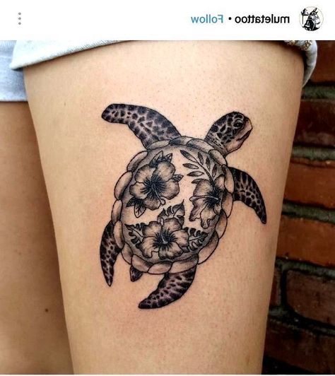 220+ Most Beautiful Hawaii Tattoo Ideas and Designs (2023) - TattoosBoyGirl Tattoos Calf, Hawaiian Tattoo Meanings, Hawaiian Turtle Tattoos, Maori Tattoo Frau, Tattoo Calf, Hawaii Cruise, Turtle Tattoos, Hawaii Tattoos, Hawaiian Turtle