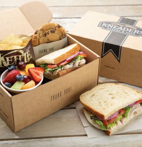 Coffee Break Catering, Boxed Lunch Catering, Party Lunch Boxes, Orem Utah, Lunch Catering, Food Business Ideas, Dinner Box, Ambrosia Salad, Loaf Of Bread