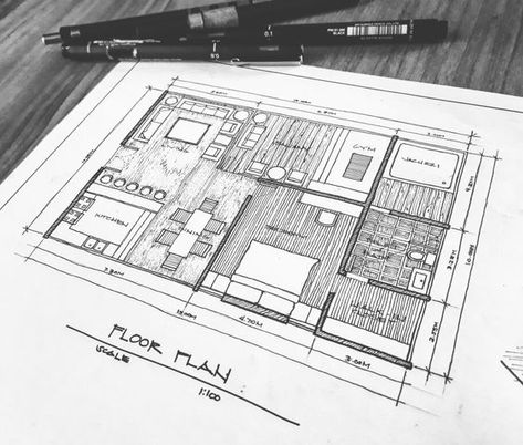 Freehand Floor Plan Architecture Sketch Floor Plan, Drafting Floor Plans, Hand Drafted Floor Plan, Architecture Plan Drawing Hand Drawn, Hand Drawn Floor Plan Sketch, Architecture Drawing Floor Plans, Autocad Drawing Floor Plans, Hand Drawn Floor Plans, Floor Plans Sketch