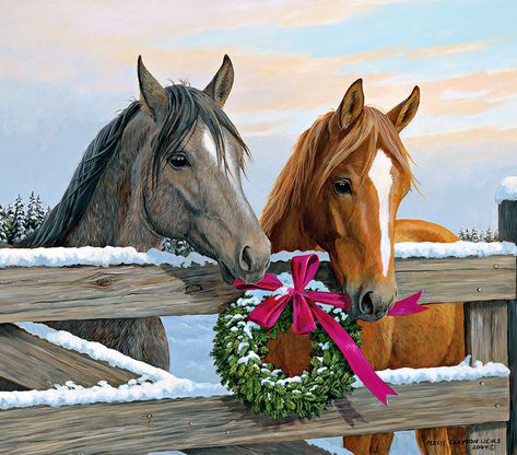 Winter Christmas Scenes, Horse Riding Quotes, Winter Horse, Beautiful Horse Pictures, Scene Drawing, Christmas Horses, Boxed Christmas Cards, Horse Illustration, Most Beautiful Horses