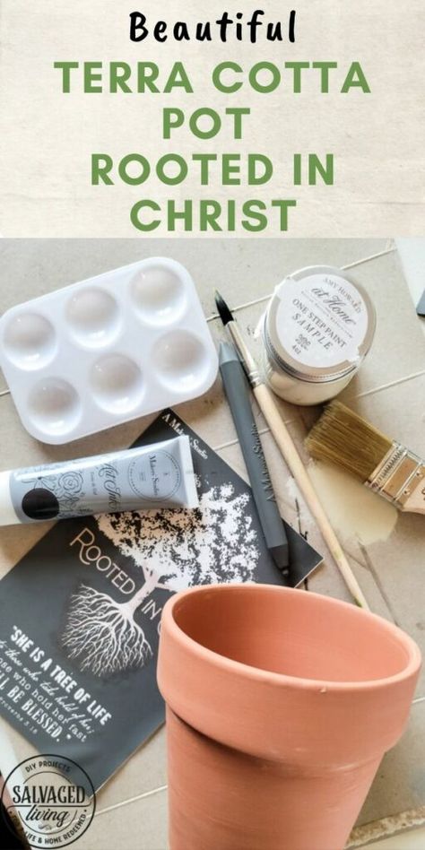 Simple Christian Crafts For Adults, Retreat Gifts Women's, Womens Retreat Crafts, Paint Terra Cotta Pots Ideas, Relief Society Craft Ideas, Ladies Group Craft Ideas, Religious Crafts For Women, Retreat Crafts For Women, Christian Crafts For Women