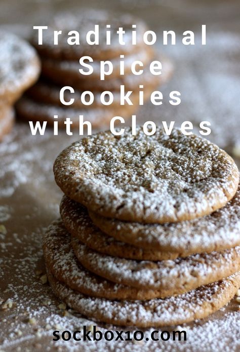 Cloves Recipes, Victorian Recipes, Spice Cookies, Biscuit Cookies, Cookies Recipes Christmas, Cookie Desserts, Holiday Cookies, Food Recipe, Christmas Baking