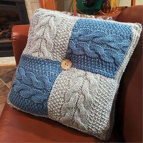 Knitting Ideas for Your Home Knitted Cushion Pattern, Knitted Cushion Covers, Cushion Cover Pattern, Cushion Embroidery, Crochet Cushion, Crochet Pillow Cover, Crochet Cushion Cover, Knitted Cushions, Crochet Pillows