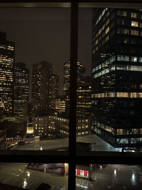 City of Boston view from apartment at night Boston Dark Aesthetic, Rich Boston Aesthetic, Boston City Aesthetic Night, 1st Place Aesthetic, City Aesthetic Boston, Boston Night Aesthetic, Boston At Night Aesthetic, Boston Winter Aesthetic, Living In Boston Aesthetic