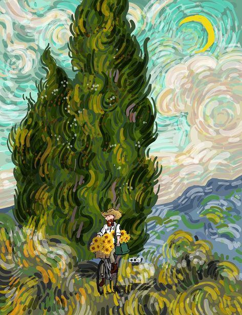 Alireza Karimi, Van Gogh Wallpaper, Vincent Willem Van Gogh, Art Zine, Vincent Van Gogh Art, Canvas Art Projects, Arte Van Gogh, Smart Art, Van Gogh Art