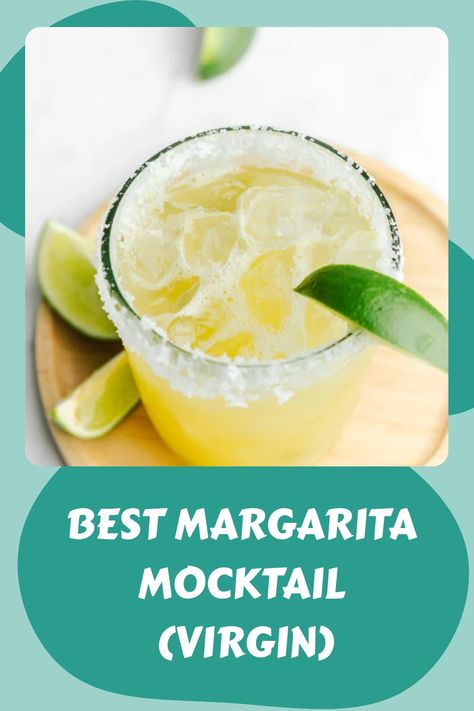 This virgin margarita mocktail delivers all of the flavor you love in fresh margaritas, without the boozy effects you’re avoiding. Margarita Mocktail Recipe, Non Alcoholic Margarita, Margarita Mocktail, Virgin Margarita, Fresh Margarita, Best Margarita, Traditional Margarita, Easy Margarita, Hot Drinks Recipes