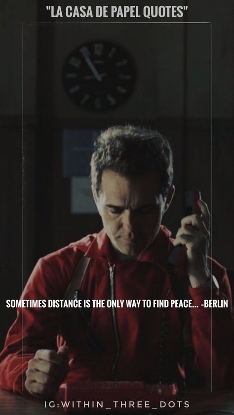 LA CASA DE PAPEL-BERLIN|NETFLIX|QUOTE|within_three_dots Berlin Money Heist Quotes, Professor Quote, One Sentence Quotes, Berlin Quotes, Know Yourself Quotes, Netflix Quotes, Cinema Quotes, The Heist, Killer Quote