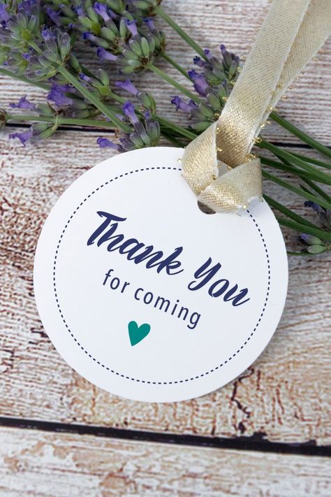 Thank You for Coming Free Printable Gift Tags – FAKING IT FABULOUS Thank You Tags For Favors, Free Printable Favor Tags, Diy Party Bags, Thank You Tag Printable, Faking It, Thank You Party, Free Printable Tags, Free Printable Gifts, Baby Shower Tags