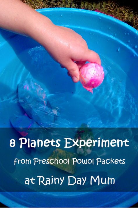 8 Planets Preschool Science Experiment | Preschool Powol Packets Science Experiments For Preschool, Experiments For Preschool, Planets Preschool, Experiment Preschool, Density Experiment, January Themes, Planets Activities, Solar System Unit, Easy Science Projects