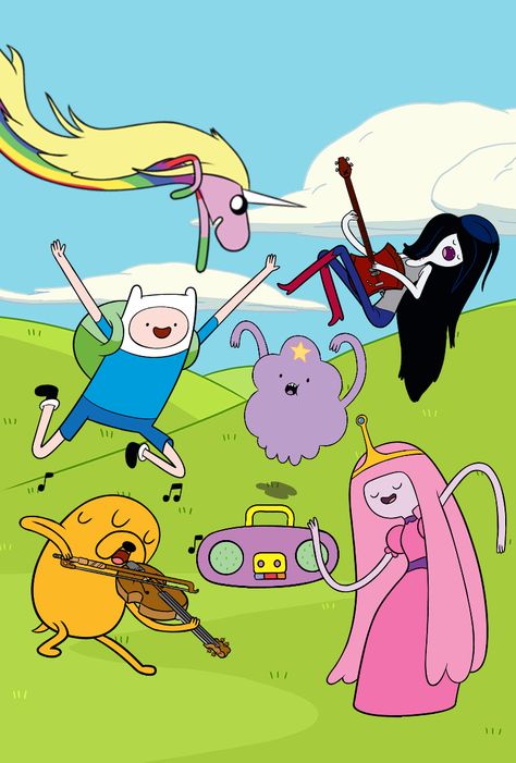 Adventure Time Main Characters, Adventure Time Group Photo, Adventure Time Line Art, Adventure Time Characters All, Adventure Time Room, Adventure Time Pictures, Adventure Time Birthday Party, Adventure Time Crafts, Adventure Time Poster