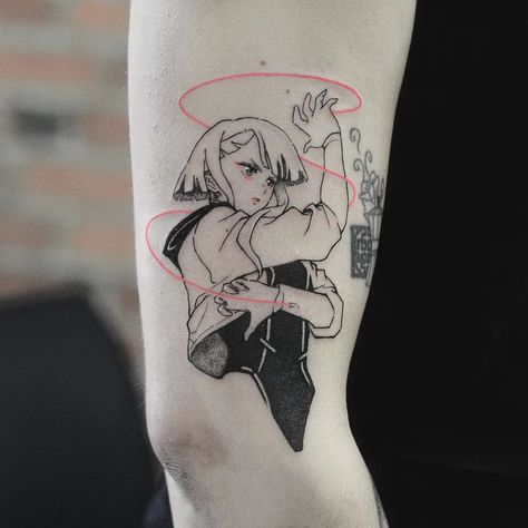 source Cyberpunk Flash Tattoo, Cyberpunk 2077 Tattoo Design Ideas, Cyberpunk 2077 Tattoo Ideas, Cyberpunk Edgerunners Tattoo, Cyberpunk Tattoo Design Ideas, Cyberpunk 2077 Tattoo, Cyberpunk Tattoos, Cyberpunk Tattoo, Gasai Yuno