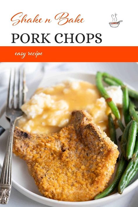 Experience a nostalgic culinary journey with this Shake n Bake pork chop recipe, reminiscent of the delicious dinners from your childhood. Succulent pork chops, coated in a crispy breadcrumb blend, are baked to golden brown perfection, delivering a mouthwatering and satisfying meal. Oven Fried Pork Chops, Oven Pork Chops, Parmesan Crusted Pork Chops, Parmesan Pork Chops, Pork Chop Recipes Crockpot, Baked Pork Chops Oven, Breaded Pork Chops, Easy Pork Chops, Pork Chop Recipes Baked