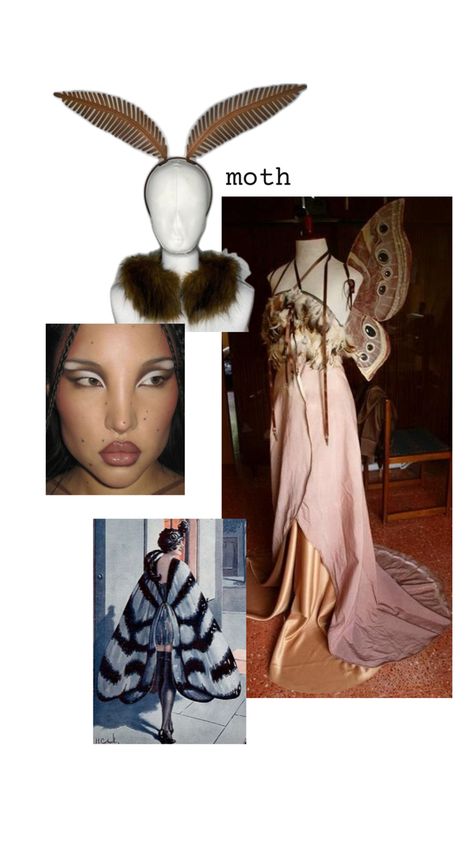 Butterfly Rave Outfit, Moth Woman, Moth Costume, Halloween Dress Up Ideas, Halloween Rave Outfits, Most Creative Halloween Costumes, Cute Moth, Halloween Rave, Classic Halloween Costumes