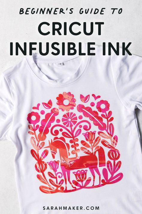 Cricut Infusible Ink tutorial for beginners. You'll learn what Cricut infusible Ink is and how to use it for colorful, professional results. Ink Tutorial, Infusible Ink Transfer Sheets, How To Use Cricut, Invisible Ink, Maker Project, Cricut Projects Beginner, Cricut Craft, Infusible Ink, Lint Roller