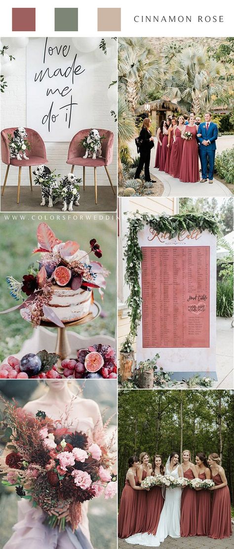 Top 12 Wedding Color Combinations Ideas for 2020 | Colors for Wedding Green Fall Weddings, Steel Blue Bridesmaid Dresses, Classic Blue Wedding, Pink Purple Wedding, Winter Wedding Color Palette, Wedding Color Palettes, Popular Wedding Colors, Wedding Color Combinations, Pink Wedding Colors