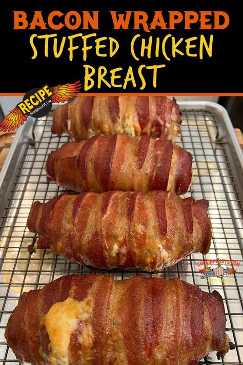 Bacon Wrapped Stuffed Chicken Breasts Stuffed Chicken On The Grill, Recipes For Pellet Smokers, Pit Boss Pellet Smoker Recipes Chicken, Chicken Breast Smoker Recipes, Best Pellet Grill Recipes, Pellet Smoker Chicken Breast, Dinner Ideas For Smoker, Pit Boss Pellet Grill Recipes Chicken, Recipes For Pellet Grill