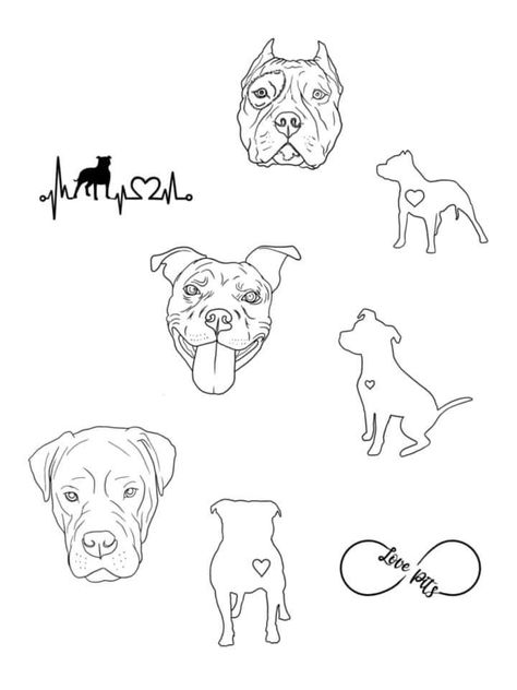 Planet Ink, Tatoo Dog, Dog Line Drawing, Wife Tattoo, Pitbull Tattoo, Pawprint Tattoo, Small Quote Tattoos, Meaningful Tattoo Quotes, Dog Line Art