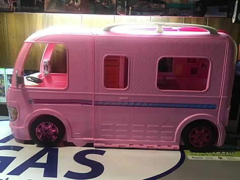 Camper Van Makeover, Barbie Camper Van, Van Makeover, Barbie Camper, Doll Houses, Camper Van, Recreational Vehicles, Doll House, Dolls