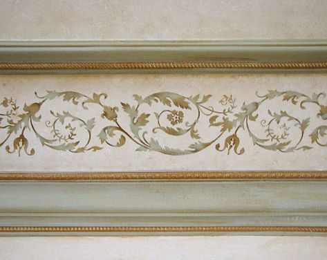 Stencil Versailles Border - Elegant French Decor stencil Wall Stencil Border, French Stencil, Border Stencil, Tuscan Kitchen, Wall Borders, Sophisticated Decor, Large Stencils, Stencil Furniture, Free Stencils