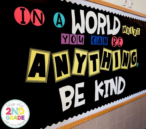 Inspirational Bulletin Boards World Kindness Day Bulletin Board, World Bulletin Board Ideas, Fun Bulletin Boards, Up Bulletin Board, Inspirational Bulletin Boards, Monkey Room, Kindness Bulletin Board, Christmas Bulletin Boards, Amy Lemons