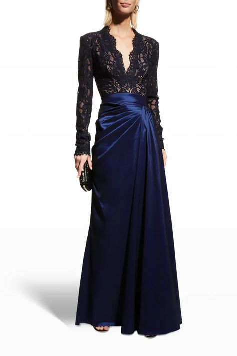 Tea Length Cocktail Dresses, Taffeta Gown, Gold Cocktail Dress, Tadashi Shoji Dresses, Silk Cocktail Dress, Embroidered Lace Dress, Evening Dress Floor Length, Designer Evening Gowns, Full Length Gowns