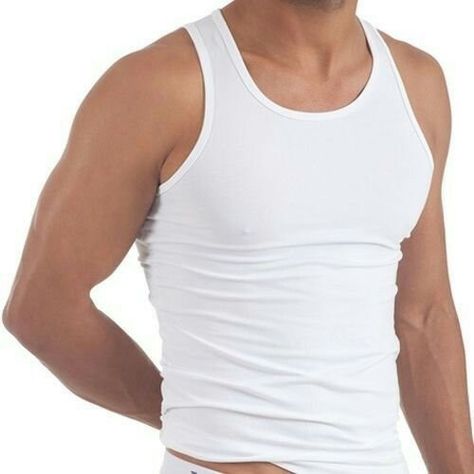 Basketball Tank Tops, Gym Vests, Summer Gym, Gym Outfit Men, Mens Workout Shirts, White Vest, Mens Vests, Cotton Vest, Vest White