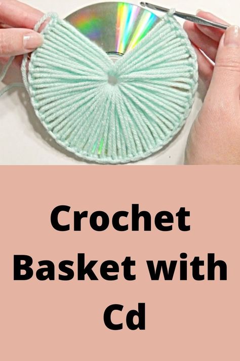 Cotton Yarn Patterns Crochet, Crochet Basket Beginner, Crochet Projects With Cotton Yarn, Easy Crochet Baskets For Beginners, Crochet Baskets Free Patterns Storage, Crochet Cotton Yarn Projects, Cotton Yarn Crochet Projects, Crochet Storage Baskets Free Pattern, Scrap Yarn Crochet Projects