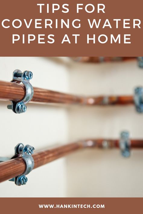 It's not uncommon to have exposed water and gas pipes in your home but how do you cover them? In this full guide, we look at the different ways to cover your exposed pipes! #diy #plumbing #carpentry Cover Pipes In Bathroom, Hiding Plumbing Pipes On Wall, Gas Line Cover Up, Hiding Pipes On Wall, Ac Pipe Covering Ideas, How To Hide Pipes In Laundry Room, Hide Pipes On Wall Cover Up, Pipe Hiding Ideas, Exposed Pipes Bathroom