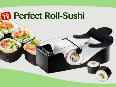 Sushi Maker Roll Sushi, Sushi Maker, Kitchen Magic, Sushi Roll, Sushi Rolls, Diy Easy, Dining And Kitchen, Kitchen Tools And Gadgets, Kitchen Tools