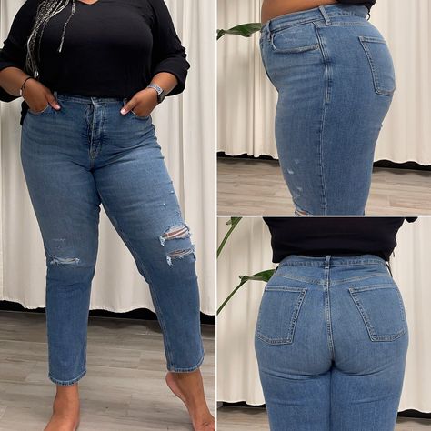 I Gave These Old Navy Jeans a Day to Get Used to My Body — Now They Fit Like a Dream Navy Wardrobe, High Rise Jeans Outfit, Old Navy Outfits, High Waisted Black Jeans, Shirt Tucked In, Black Ripped Jeans, Popsugar Fashion, Ashley Graham, Tall Jeans