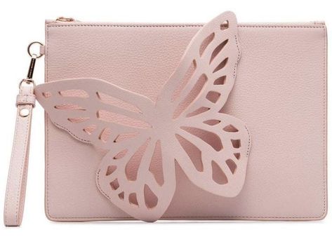 Bags For Prom, Butterfly Bag, Butterfly Clutch, Diy Bags Patterns, Unique Outfit, Gucci Soho Disco Crossbody, Sophia Webster, Diy Bag, Pink Leather