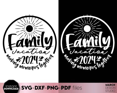 Family Vacay, Vacation Family, Vacation Svg, Vacation Memories, Adobe Suite, Summer Family, Making Memories, Cricut Explore, Summer Travel