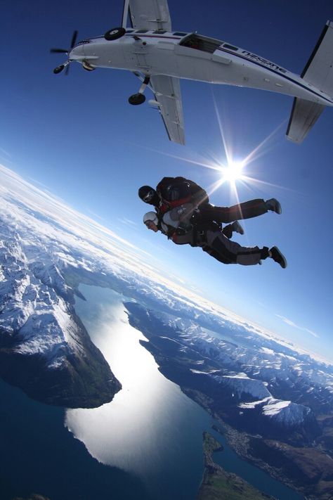 My dream Skydiving Aesthetic, Fear Of Heights, Queenstown Nz, Lake Wakatipu, Outdoors Tattoo, Bungee Jumping, Skydiving, Break Dance, Queenstown