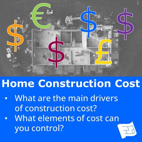 Figure out your home construction cost. Click through to the website for more information on home building costs. Building A House Cost, Home Construction Cost, Building Costs, House Construction, One Story Homes, Construction Cost, Home Building, Industrial Buildings, Construction Site