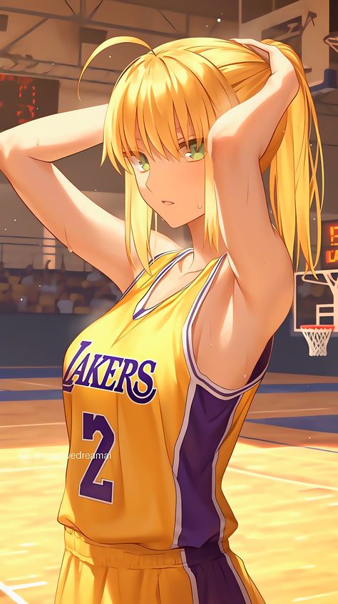 Anime Basket, Lakers Girls, Artoria Pendragon, Anime Classroom, Kushina Uzumaki, Anime Artwork Wallpaper, Anime Girlxgirl, Sports Anime, Anime Life