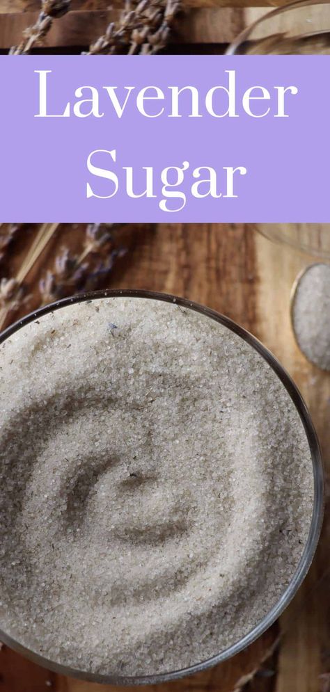 Lavender Uses, Lavender Sugar, Infused Sugar, Lavender Recipes, Seasonal Living, Simple Farmhouse, Flavored Sugar, Homemade Seasonings, No Sugar Foods