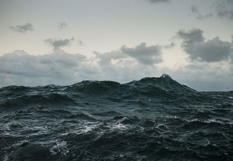 the north sea, photographed by Corey Arnold. Fierce and forceful and altogether stunning. Hur Man Målar, Deep Blue Sea, Sea And Ocean, Pics Art, The Clouds, Ocean Waves, Blue Sea, Beautiful World, Mother Nature