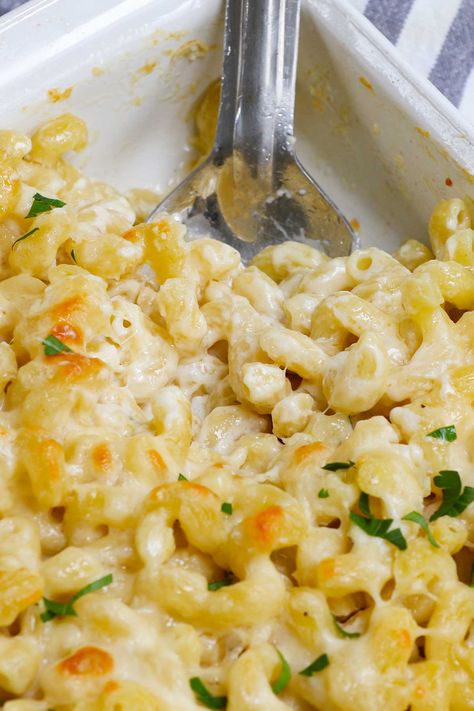 Creamy Baked Cavatappi Pasta (Italian Corkscrew Pasta) Cavatappi Pasta Salad, Corkscrew Pasta Recipes, Mac And Cheese Recipe Cavatappi, Baked Cavatappi, Cavatappi Pasta Recipes, Recipes With Elbow Noodles, Mac Recipes, Corkscrew Pasta, Cavatappi Pasta