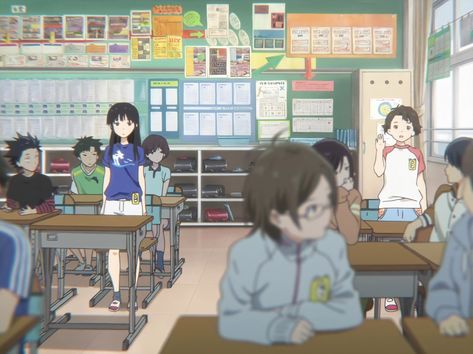 School Class Drawing Reference, Aesthetic Reference, Kowloon Walled City, Anime Classroom, Walled City, A Silent Voice, School Motivation, New Students, Anime Scenery