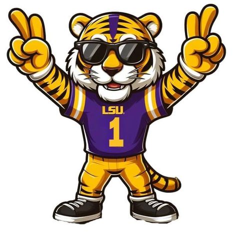 Lsu Prints, Crawfish Art, Lsu Art, Lsu Tigers Art, Lsu Tigers Football, Lsu Football, Positive Energy Quotes, Geaux Tigers, Energy Quotes