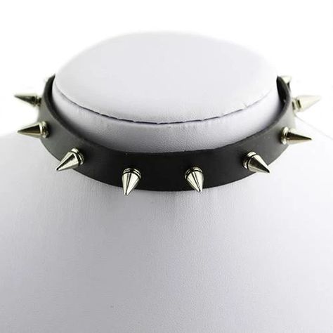 Hot Punk Spike Leather Choker Woman Man Collar Necklace Punk Tone Torques Studs EMO Metal Gothic 7ENT BCU6 - AliExpress Balzam Na Pery, Leather Choker Collars, Gothic Men, Leather Choker Necklace, Choker Collar Necklace, Gothic Metal, Studded Necklace, Diamond Solitaire Necklace, Punk Jewelry