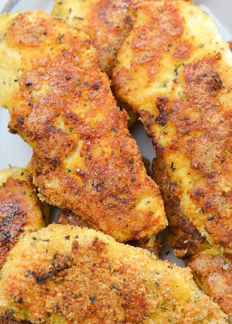 Keto Oven Fried Chicken - The Best Keto Recipes Keto Oven Fried Chicken, Oven Fried Chicken Recipes, The Best Keto Recipes, Crispy Oven Fried Chicken, Pan Keto, Keto Fried Chicken, Lo Carb Recipes, Best Keto Recipes, Spicy Chicken Sandwiches