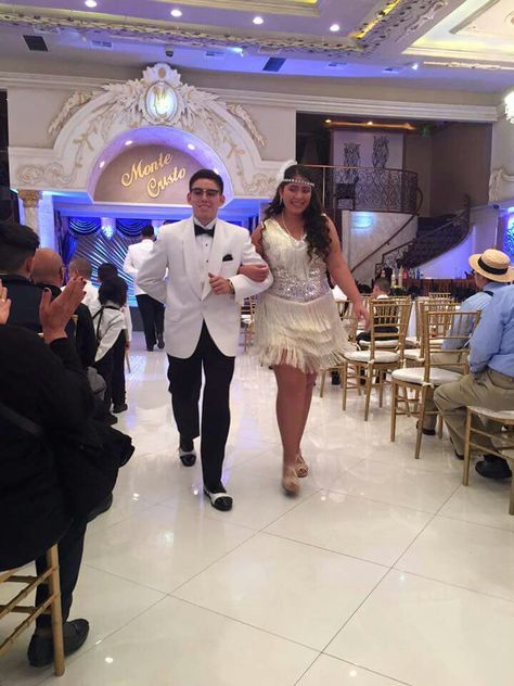 Great Gatsby theme quinceanera Gatsby Quinceanera, Theme Quinceanera, Great Gatsby Theme, Gatsby Theme, Quinceanera Ideas, Great Gatsby, Quince, Quinceanera, Gatsby